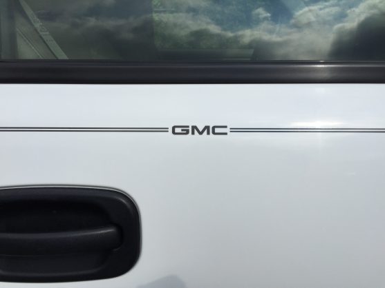 GMC vinyl logo emblem decal pinstripe stripe kit