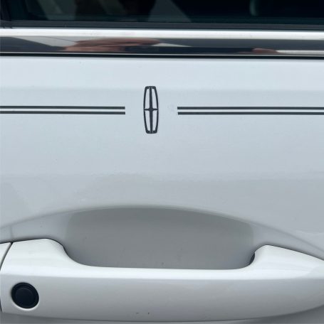 Lincoln vinyl logo emblem decal pinstripe kit