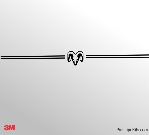 Ram Truck logo emblem decal vinyl pinstripe stripe Ram Truck logo emblem decal vinyl pinstripe stripe