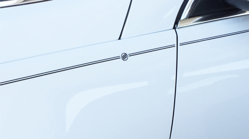 Buick vinyl logo emblem decal pinstripe kit
