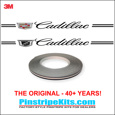 Cadillac vinyl logo emblem decal pinstripe stripe kit 43 Cadillac vinyl logo emblem decal pinstripe stripe kit 43