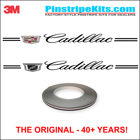 Cadillac vinyl logo emblem decal pinstripe stripe kit 44 Cadillac vinyl logo emblem decal pinstripe stripe kit 44