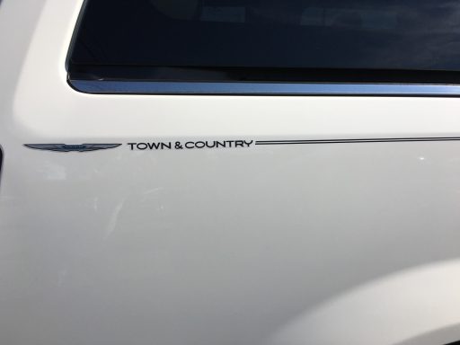 Chrysler Town & Country logo emblem decal pinstripe kit