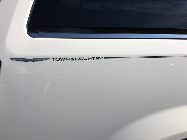 Chrysler Town & Country logo emblem decal pinstripe kit