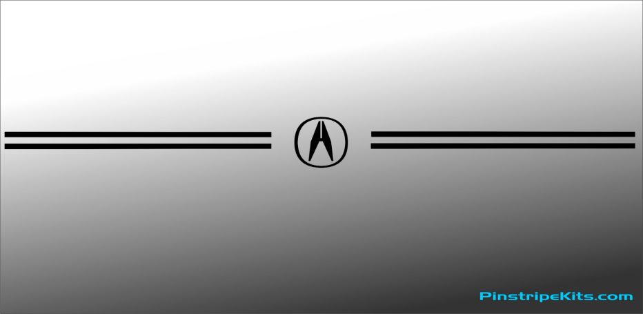 Acura Logo Emblem Decal Vinyl Pinstripe Stripe Kit Acura Logo Emblem Decal Vinyl Pinstripe Stripe Kit