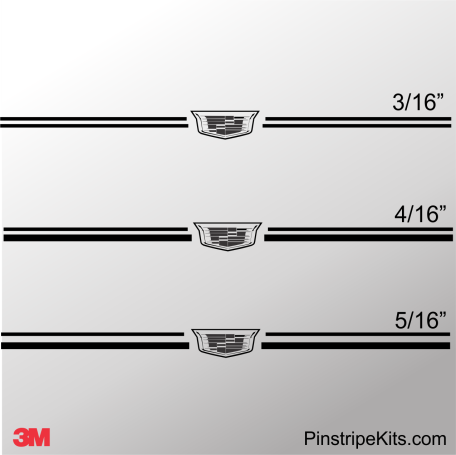 Cadillac Logo Emblem Decal Vinyl Pinstripe Stripe Cadillac Logo Emblem Decal Vinyl Pinstripe Stripe