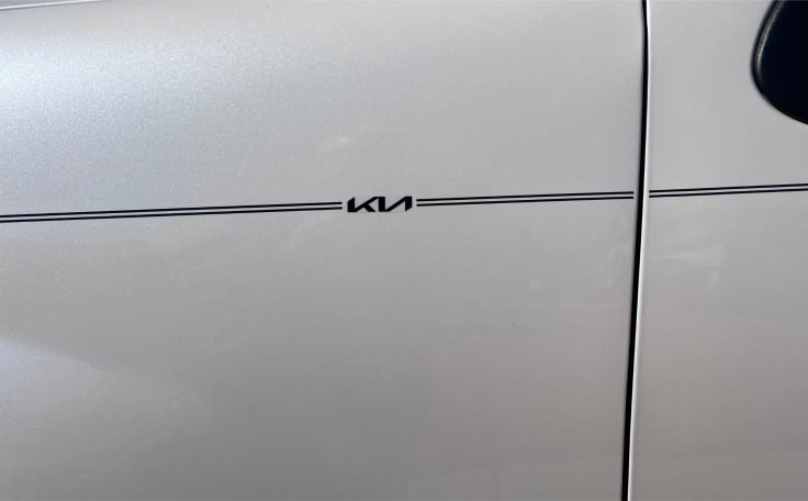 KIA vinyl logo emblem decal pinstripe kit