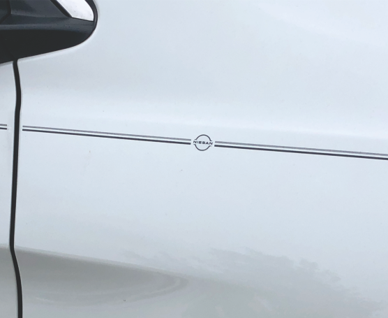 Nissan vinyl logo emblem decal pinstripe kit