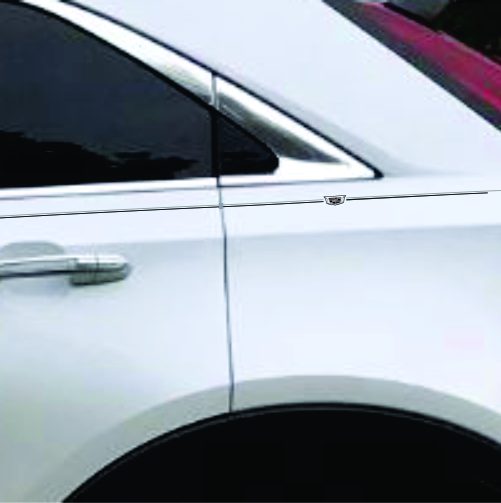 Cadillac vinyl logo emblem decal pinstripe stripe kit 48 Cadillac vinyl logo emblem decal pinstripe stripe kit 48
