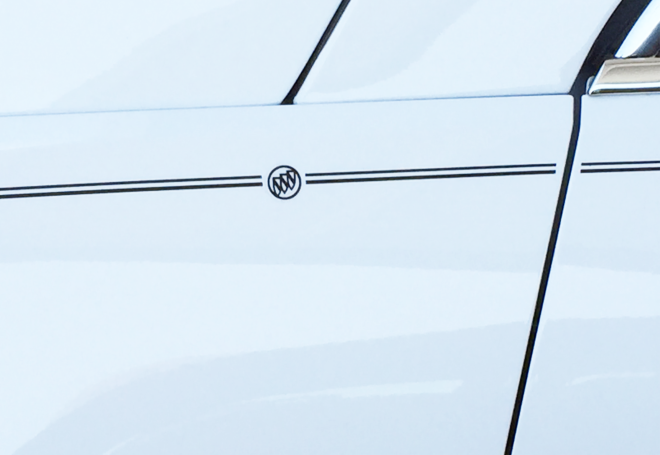 Buick vinyl logo emblem decal pinstripe kit