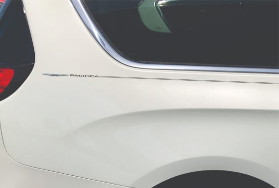 Chrysler Pacifica logo emblem decal pinstripe kit
