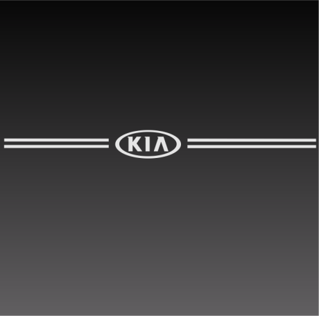 KIA vinyl logo emblem decal pinstripe kit