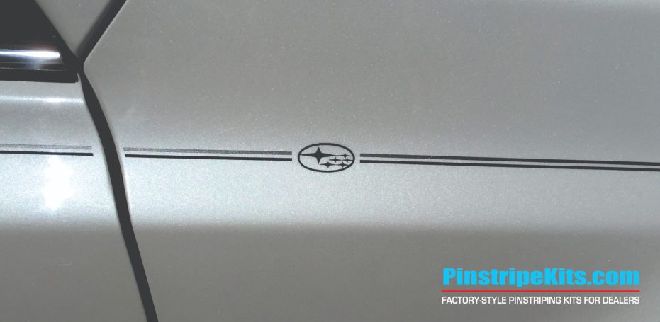 Subaru Logo Emblem Decal Pinstripe Kit  