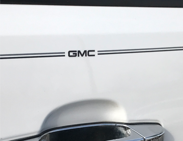 GMC vinyl logo emblem decal pinstripe stripe kit