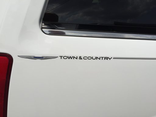 Chrysler Town & Country logo emblem decal pinstripe kit