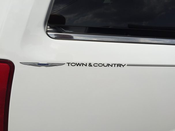 Chrysler Town & Country logo emblem decal pinstripe kit