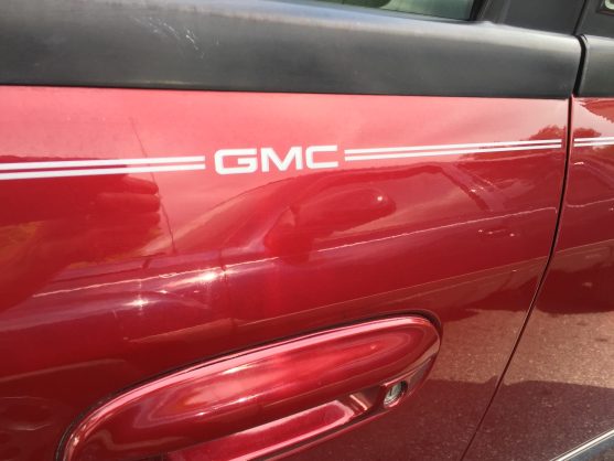 GMC vinyl logo emblem decal pinstripe stripe kit