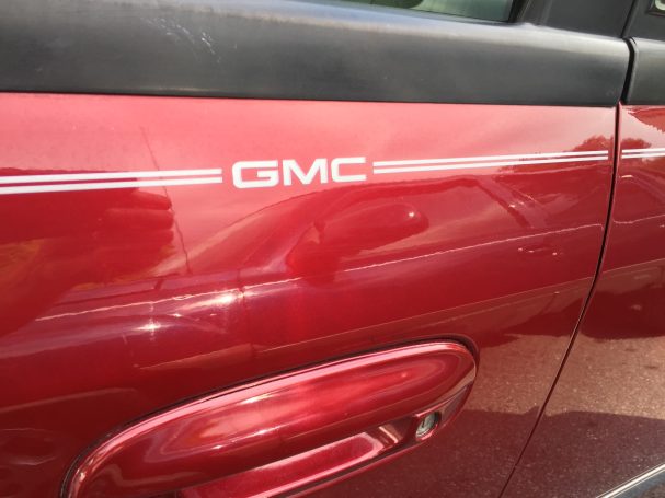 GMC vinyl logo emblem decal pinstripe stripe kit