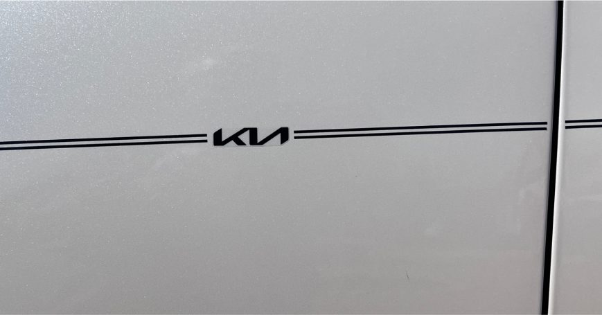 KIA vinyl logo emblem decal pinstripe kit