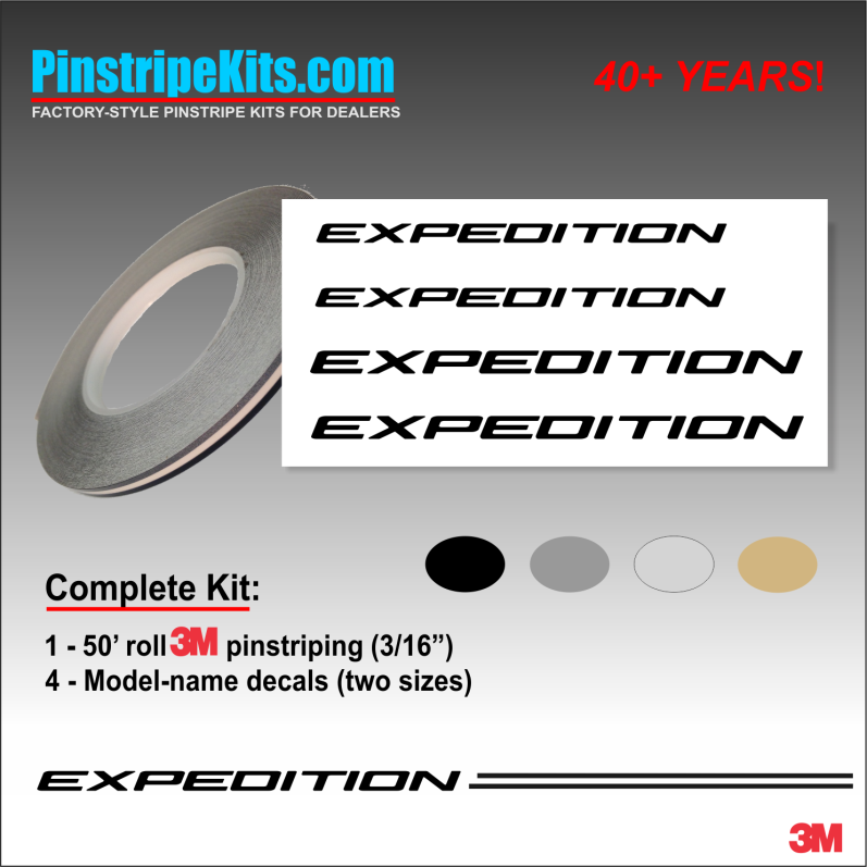 Ford Expedition Name & Logo vinyl emblem decal pinstripe kit Ford Expedition Name & Logo vinyl emblem decal pinstripe kit