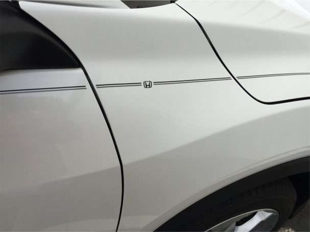 Honda vinyl logo emblem decal pinstripe kit