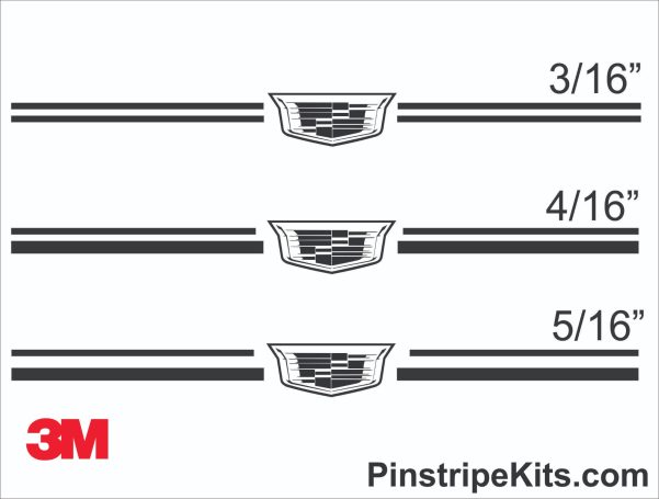 Cadillac vinyl logo emblem decal pinstripe stripe kit 25 Cadillac vinyl logo emblem decal pinstripe stripe kit 25
