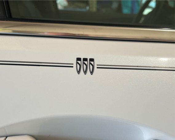 Buick vinyl logo emblem decal pinstripe kit