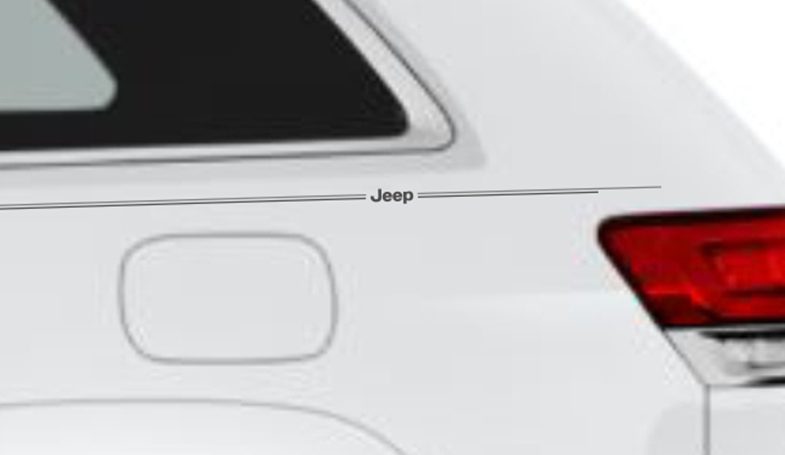 Jeep Logo Emblem Decal Vinyl Pinstripe Stripe Kit Jeep Logo Emblem Decal Vinyl Pinstripe Stripe Kit